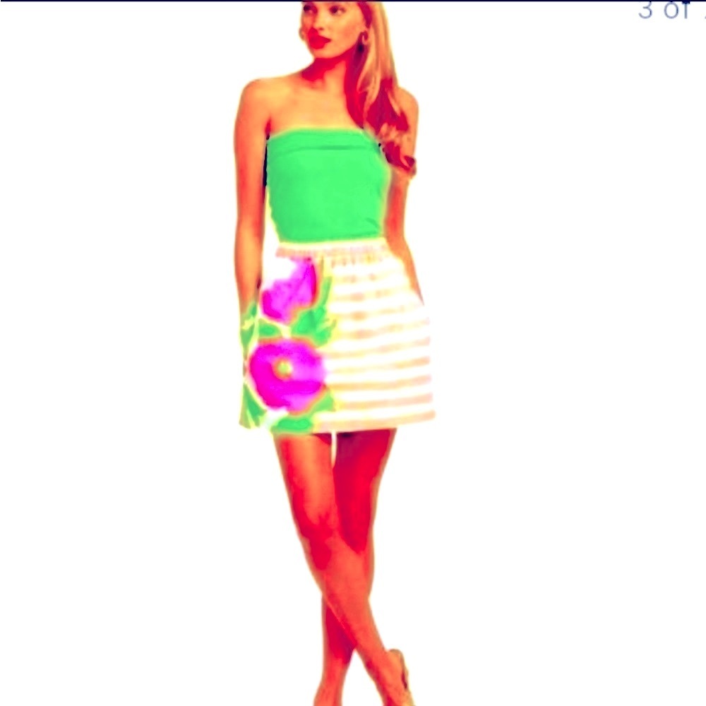 𝅺Lilly Pulitzer Strapless Dress Size Small